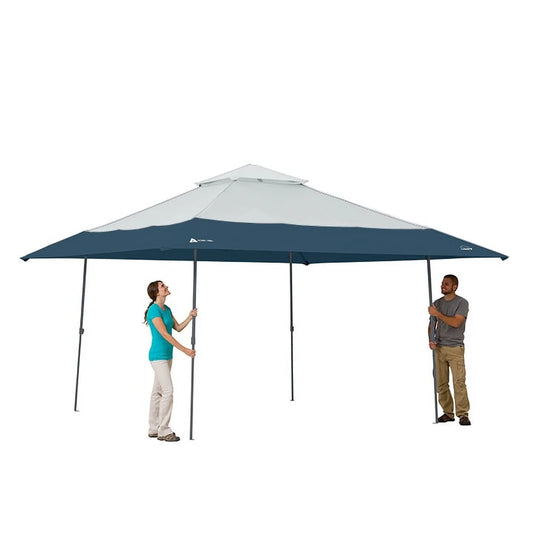 Toldo de 196 pies cuadrados de sombra (4.2m x 4.2m y 3m de alto) con luz led integrado. Ozark Trail