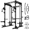 Jaula de ejercicios/Power Cage con crossover 203 × 173 × 217 cm capacidad 725 kg – RitFit M1-C