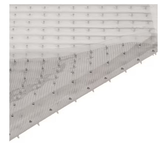 Protector de piso ò alfombras, transparente. 69cms x 3.65 metros