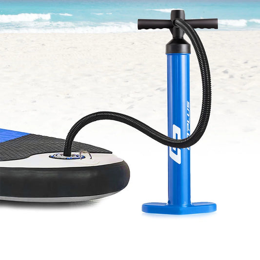 Bomba de aire Manual Goplus SUP – Hasta 29 PSI, Acción Doble con Manómetro