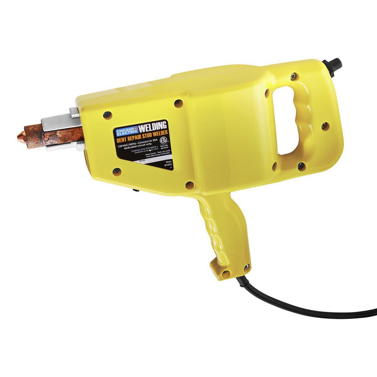 Kit de reparación de abolladuras con soldador de perno y martillo de extracción. Chicago Electric