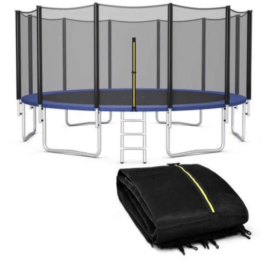 Malla/Red de seguridad para trampolines, acceso por zipper