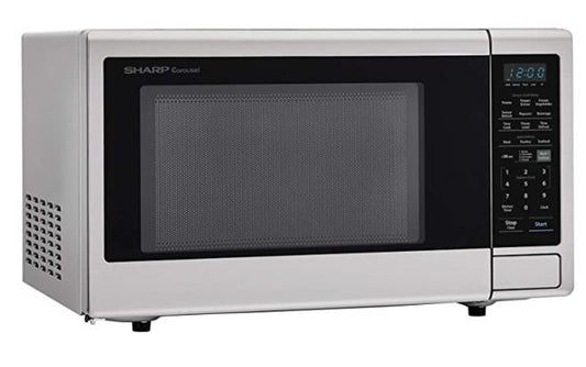 Microondas grande de 2.2  de acero inoxidable. Sharp