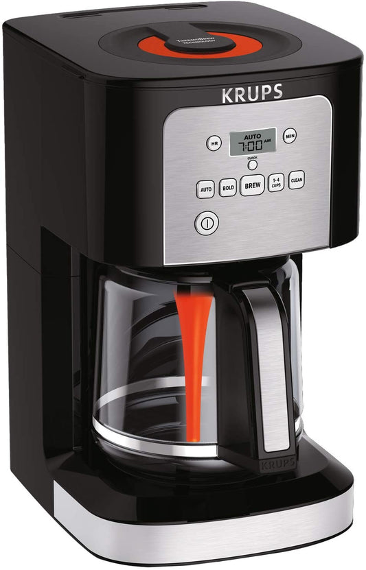 Cafetera/Coffe Maker programable de 12 tazas con tecnología Thermobrew. Krups