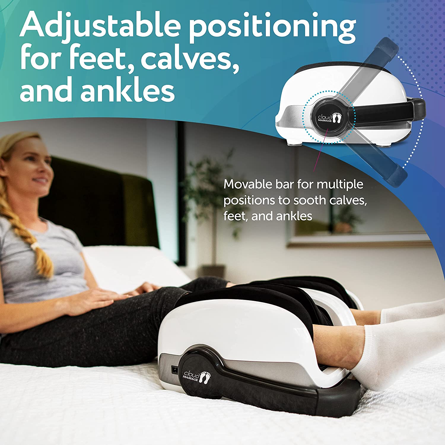 Máquina de masaje para pies, piernas y pantorrilla. (Cloud Massage