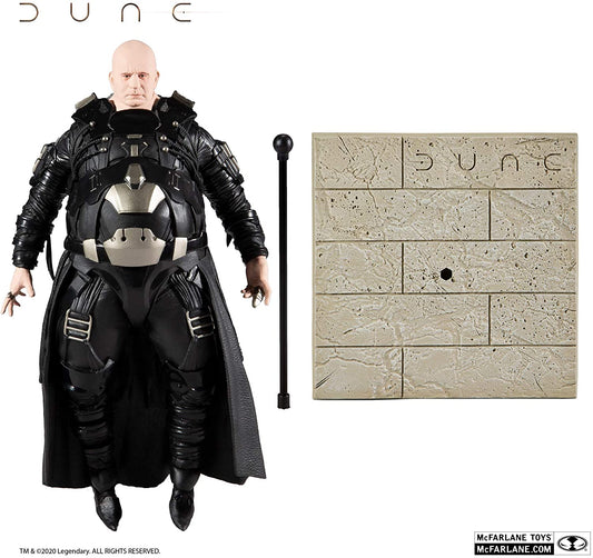 McFarlane Toys Dune Baron Vladimir Harkonnen - Figura de lujo de 12 pulgadas