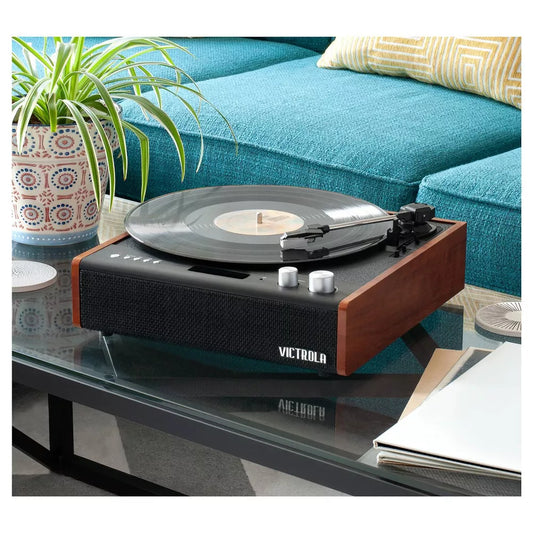 Tocadiscos/Tornamesa con bluetooth y parlantes integrados. Victrola